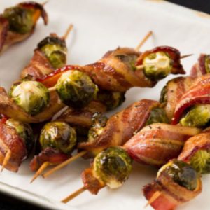 Bacon & Brussel Sprout Skewers