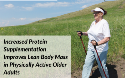 Improvement in Body Composition with Protein Supplementation in Older Active Adults
