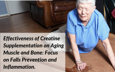Effectiveness of Creatine Supplementation on Aging Muscle and Bone: Focus on Falls Prevention and Inflammation